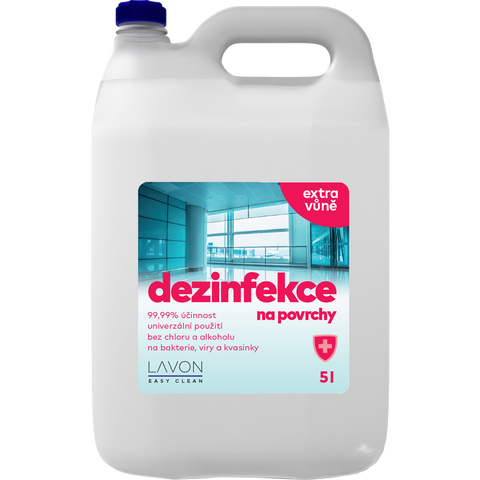 Obrázek produktu: Lavon dezinfekce na povrchy bez chloru a alkoholu - 5 l