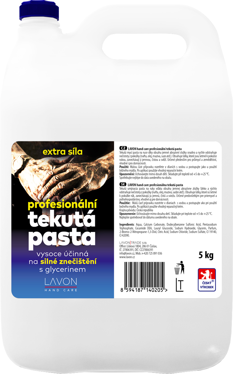 Lavon mycí pasta na ruce 5 kg