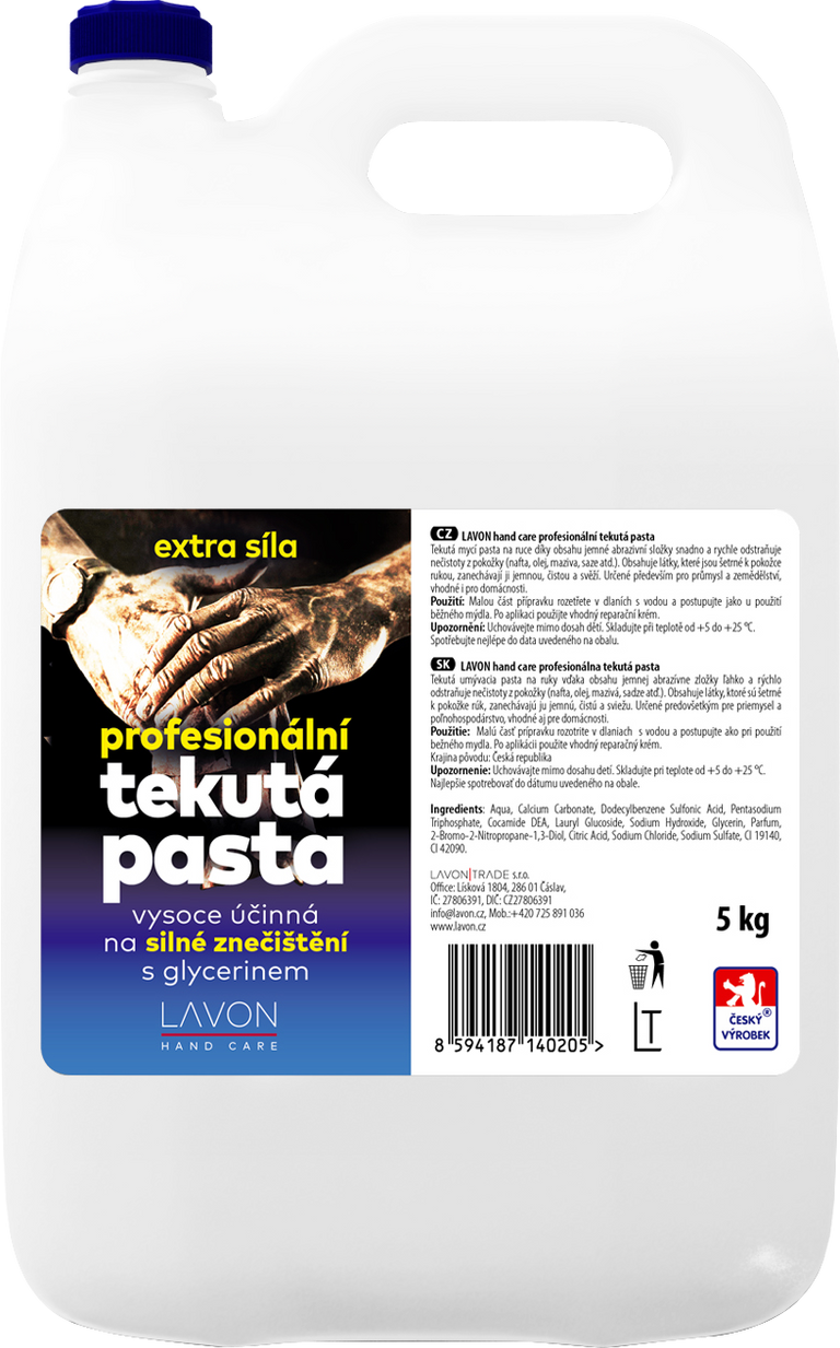 LAVON hand care profesionální tekutá pasta, 5kg
