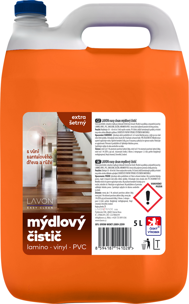 LAVON Easy Clean mýdlový čistič, 5l