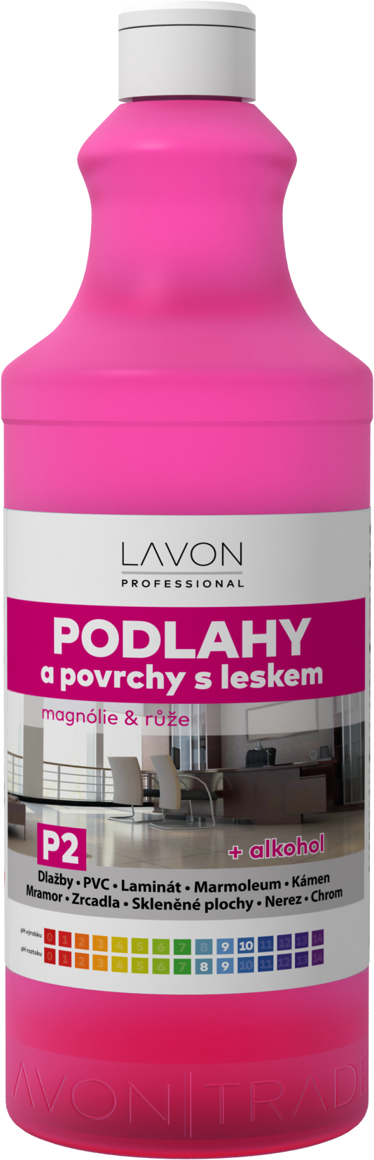 LAVON podlahy a povrchy s leskem - magnólie & růže, 1l