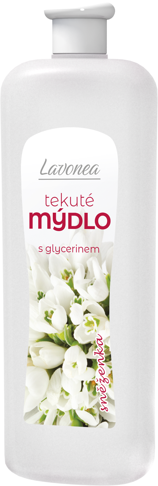 Lavon tekuté mýdlo 1 l - sněženka (bílé)