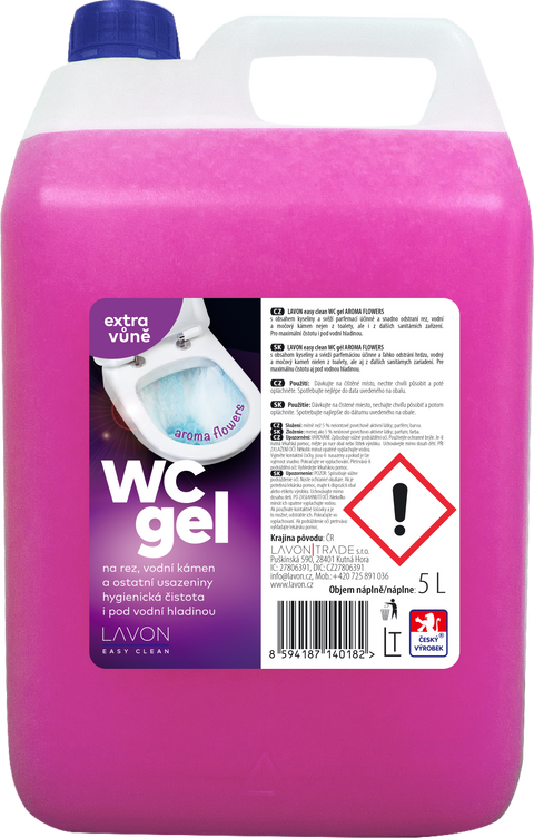Obrázek produktu: Lavon WC gel - aroma flowers 5 l