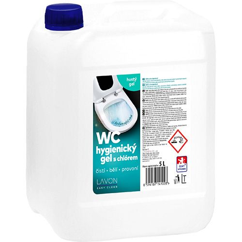Lavon WC hygienický gel s chlórem - 5 l