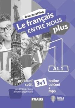 Obrázek produktu: Le francais ENTRE NOUS plus 1 PS 3v1 - hybridní pracovní sešit