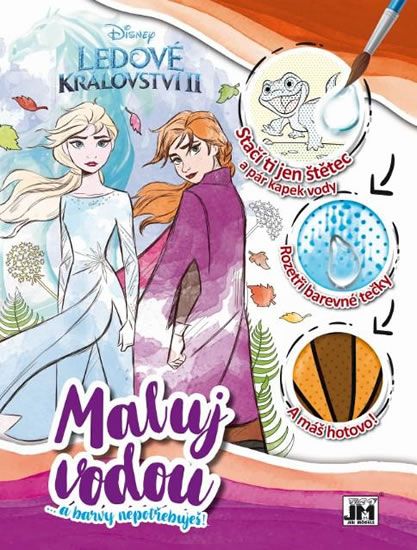 Obrázek produktu: Ledové království II - Maluj vodou