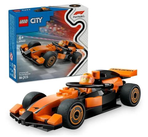 Obrázek produktu: LEGO® City 60442 Jezdec F1 se závodním vozem McLaren