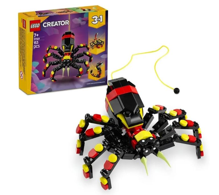LEGO® Creator 31159 Divoká zvířata: Překvapivý pavouk