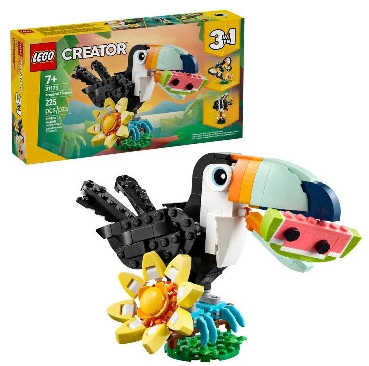 LEGO® Creator 3v1 31173 Divoká zvířata: Tropický tukan