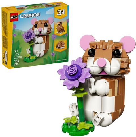 Obrázek produktu: LEGO® Creator 31376 Roztomilý křeček s květinou