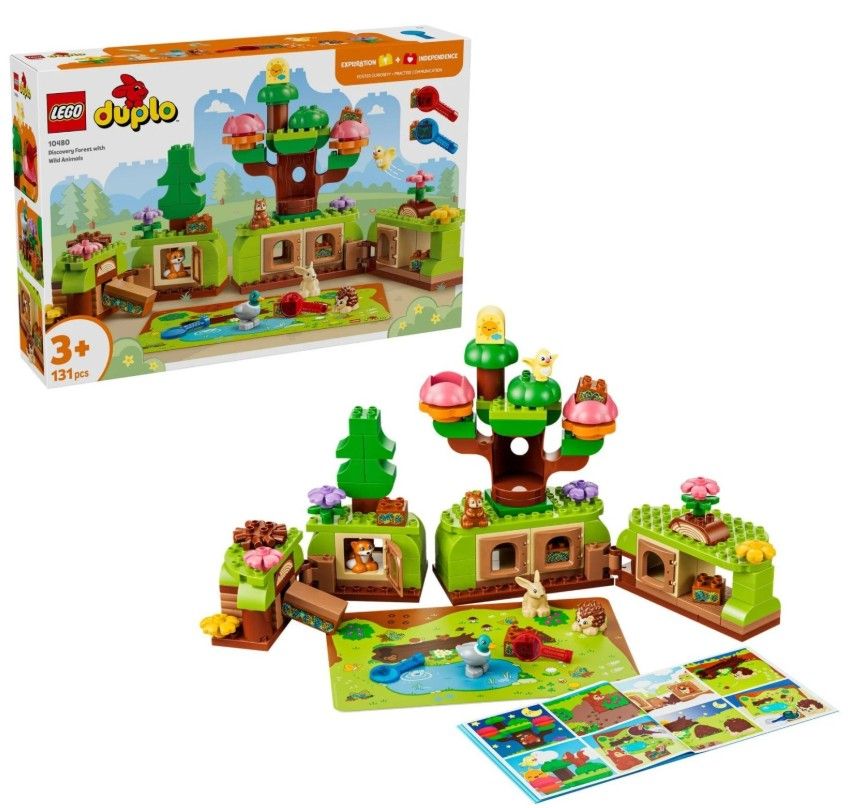 LEGO DUPLO® 10480 Les plný objevů a divokých zvířátek