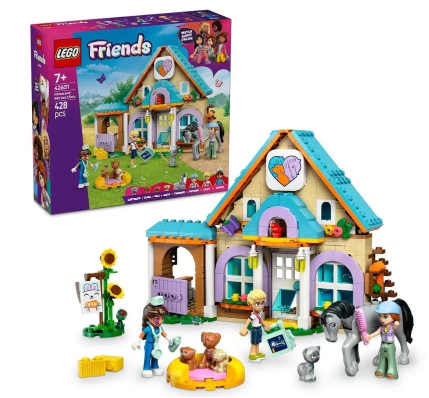LEGO® Friends 42651 Veterinární klinika pro koně a domácí mazlíčky