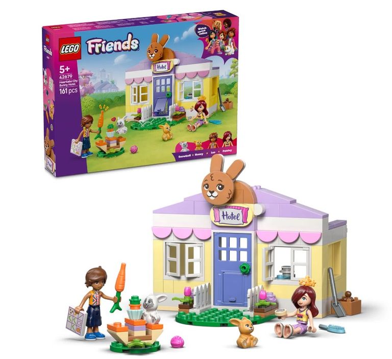 LEGO® Friends 42679 Hotel pro králíčky v městečku Heartlake