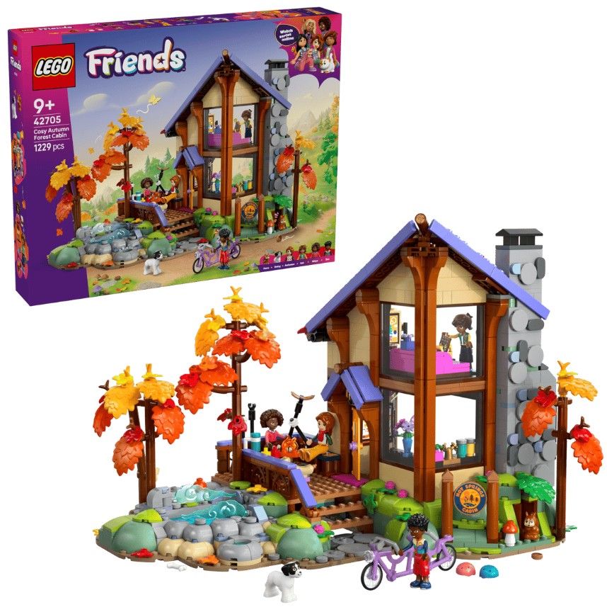 LEGO® Friends 42705 Útulná chata v podzimním lese