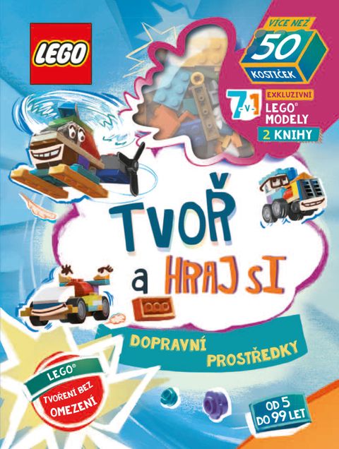 Obrázek produktu: LEGO® Iconic. Tvoř a hraj si: Dopravní prostředky