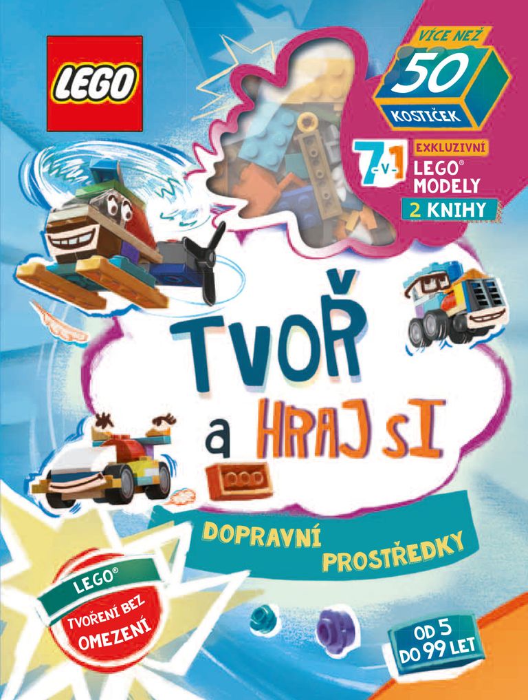 LEGO® Iconic. Tvoř a hraj si: Dopravní prostředky CPRESS