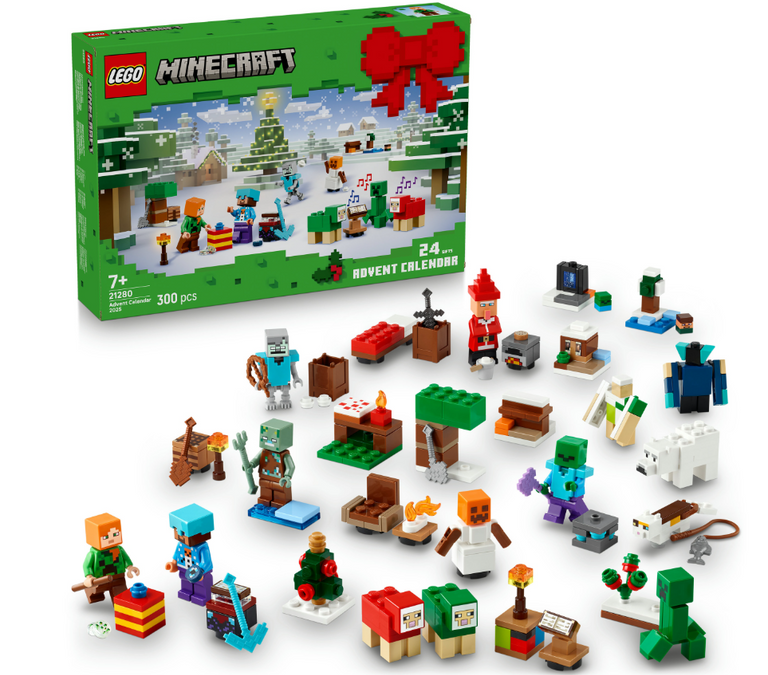 lego minecraft adventní kalendář 2025