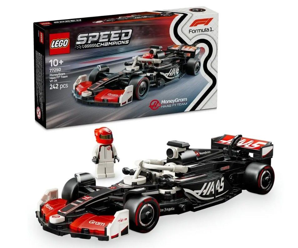 LEGO® Speed Champions 77250 Závodní auto MoneyGram Haas F1 Team VF-24