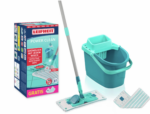 Obrázek produktu: Leifheit Set PowerClean M + náhrada micro duo 55515