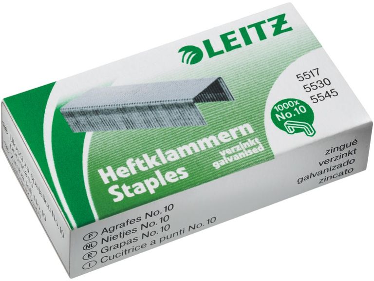 Drátky do sešívaček Leitz No. 10, 1000 ks