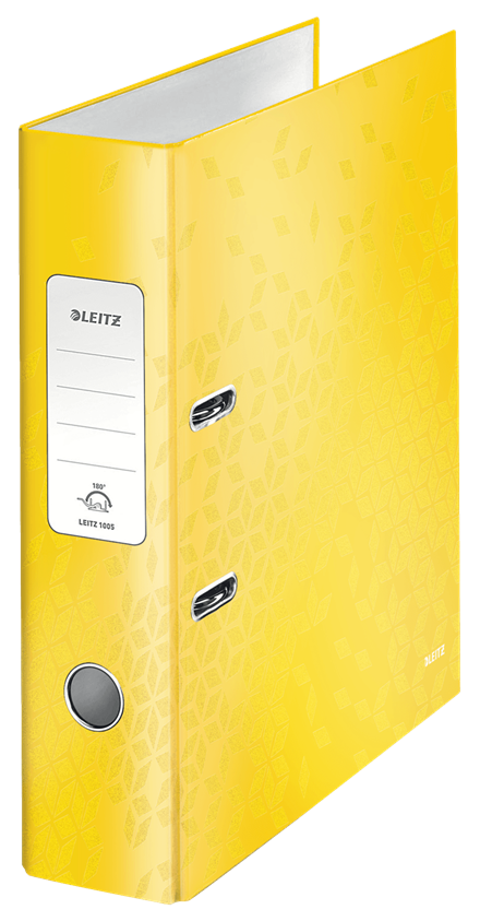 Obrázek produktu: Leitz Pákový pořadač 180° WOW A4/85 mm - žlutá
