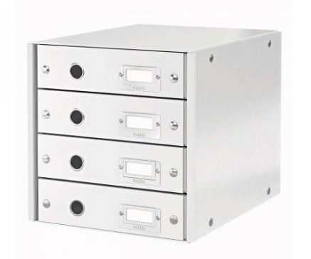 Obrázek produktu: Leitz Zásuvkový box Click & Store se 4 zásuvkami - bílý