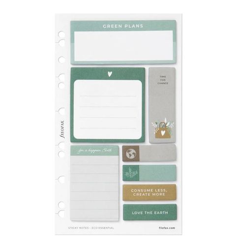 Obrázek produktu: Lepicí bločky Filofax Eco Essentials osobní/A5 - 8 × 20 ks