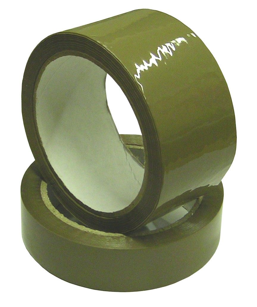 Lepicí páska 25 mm × 66 m, havana (hnědá)