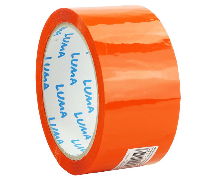 Lepicí páska barevná LUMA 48 mm × 66 m - oranžová