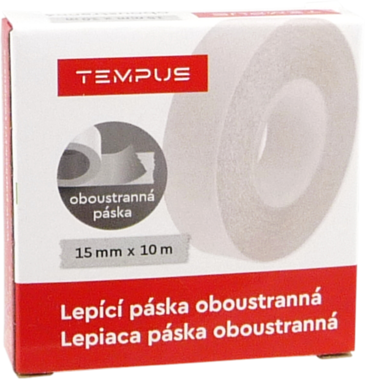 Lepicí páska oboustranná 15 mm × 10 m