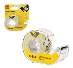 Obrázek produktu: Lepicí páska s odvíječem DELI 18 mm × 7,62 m - transparentní