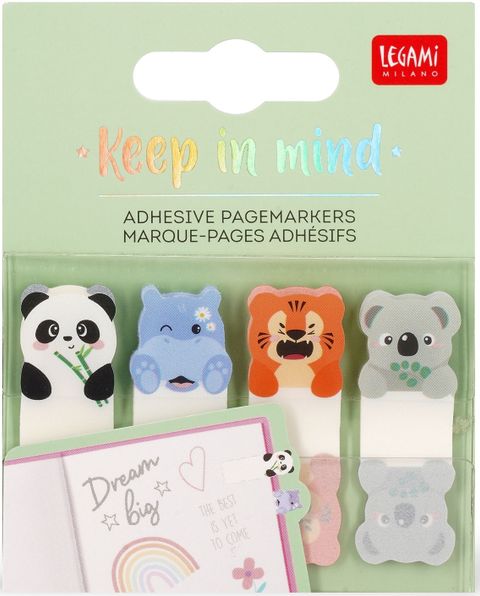 Obrázek produktu: Lepicí záložky Legami 20 × 4 lístků - Cute Animals