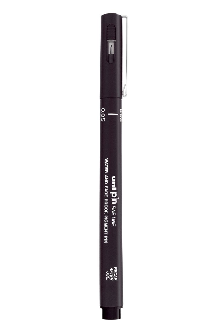 Liner UNI PIN - 0,05 mm, černý UNI
