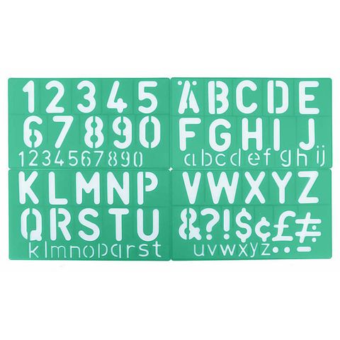 Obrázek produktu: Linex Šablona 8550 písmena 50 mm