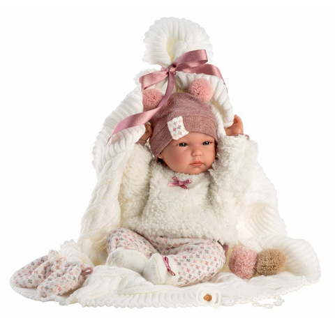 Obrázek produktu: Llorens 63576 NEW BORN - realistická panenka miminko s celovinylovým tělem - 35 cm