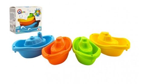 Obrázek produktu: Lodě/ lodičky do vody 4 ks plastové 11 cm