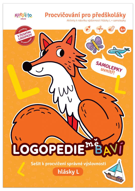 Logopedie mě baví - Hláska L se samolepkami