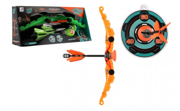 Luk 27 cm + 2 šípy, mix barev