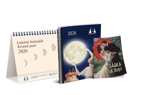 Obrázek produktu: Lunární kalendář Krásné paní s publikací 2026
