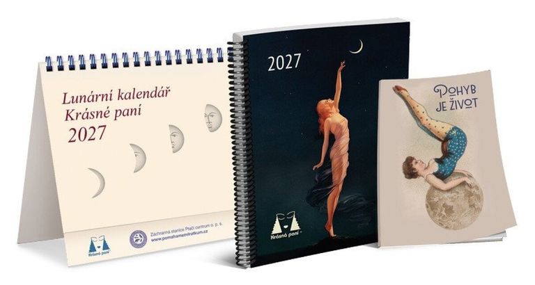 Lunární kalendář Krásné paní s publikací 2027