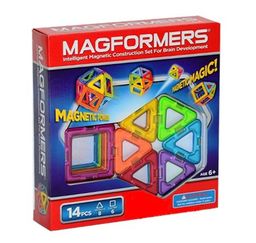 Obrázek produktu: Magformers 14 (14 dílů- 6 čtverců a 8 trojúhelníků)