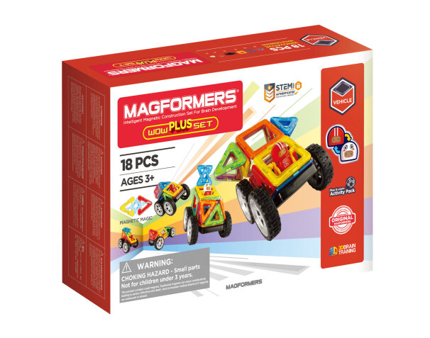 Magformers - Wow Starter Plus, 18 dílků