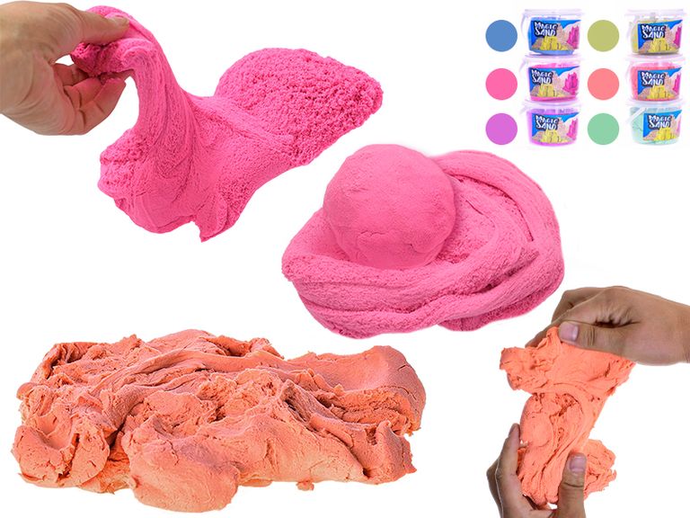 Levně Magický písek 500 g v kelímku, mix barev