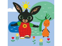 Obrázek produktu: Magický ručníček ZAJÍČEK BING A FLOP 30x30 cm