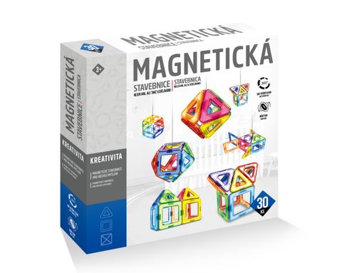 Obrázek produktu: Magnetická stavebnice 30 ks
