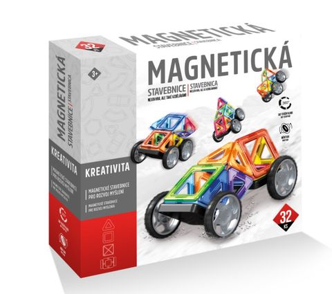 Obrázek produktu: Magnetická stavebnice 32 ks