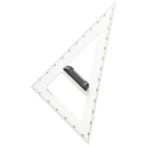 Obrázek produktu: Magnetický tabulový trojúhelník WISSNER 30/60° 60 cm - bílý
