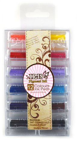 Obrázek produktu: Malé barevné polštářky pro razítkování (12 ks)