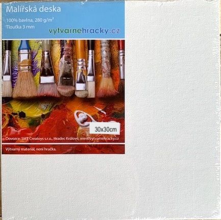 Levně Malířská deska 30 × 30 cm