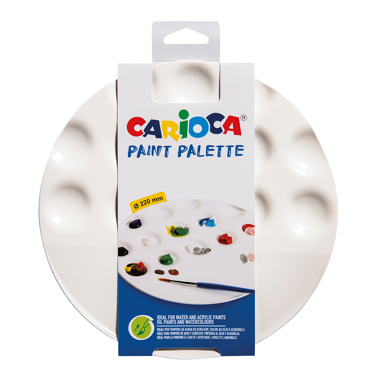Malířská paleta Carioca na 13 barev